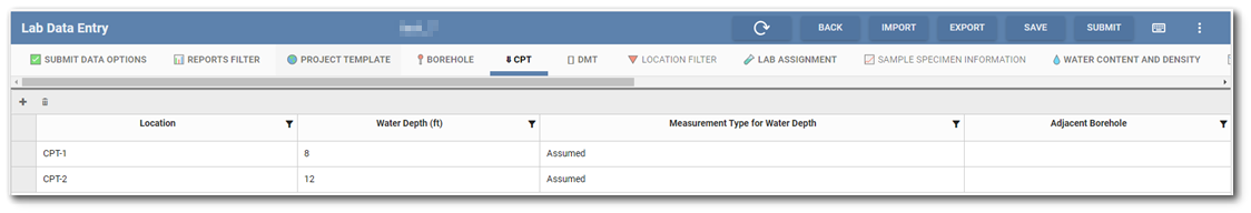 Geo-Workflow-CPT_DMT-Data_Entry